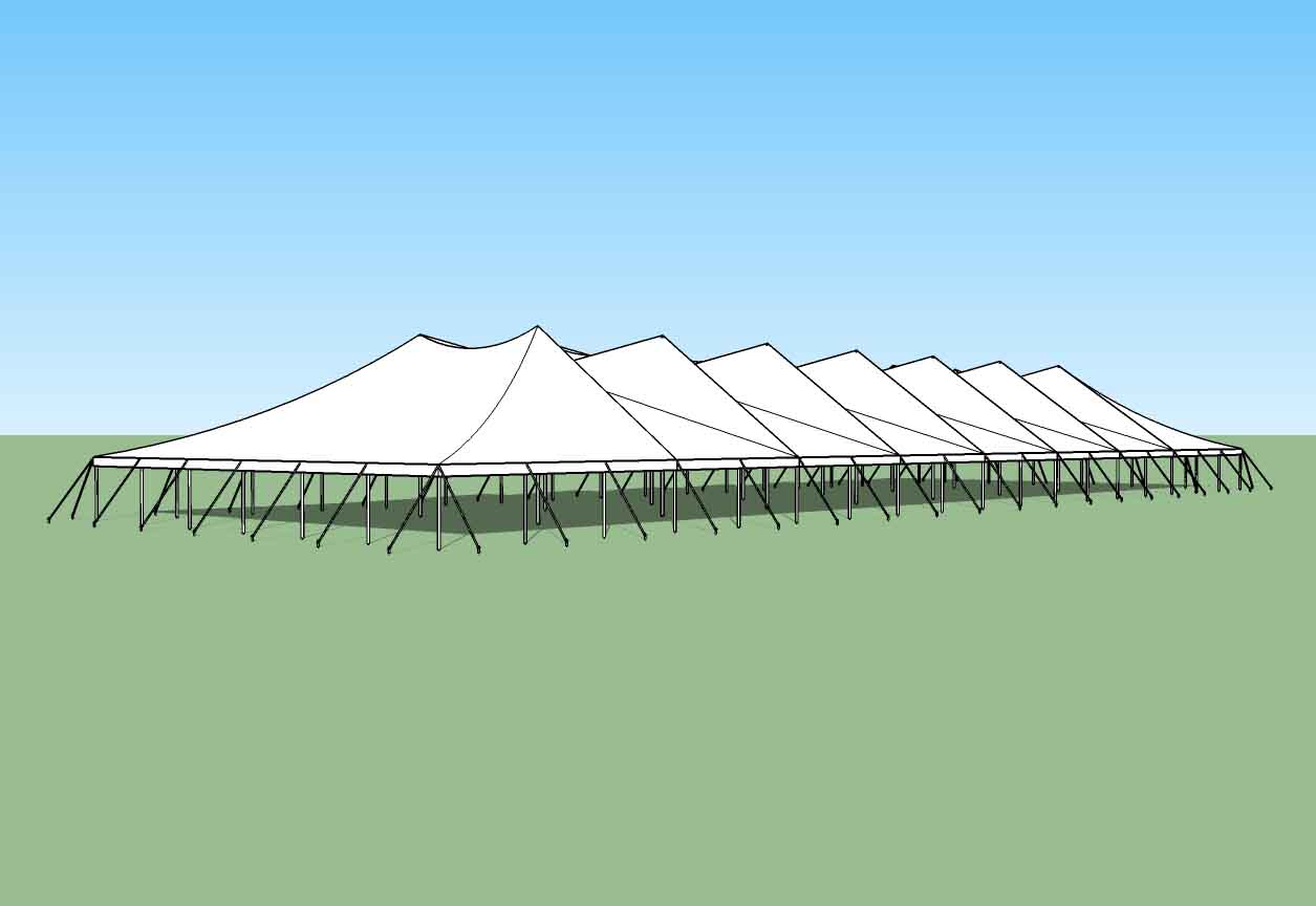 60x180 High Peak Party Tent